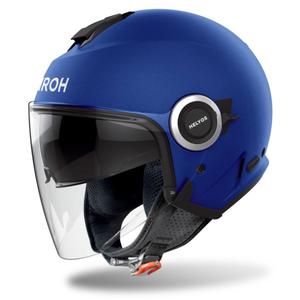Casque moto ouvert Airoh HELYOS Couleur bleu mat