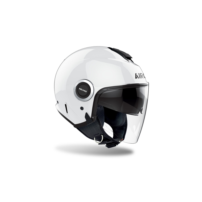 Casque moto ouvert Airoh HELYOS Couleur blanc brillant
