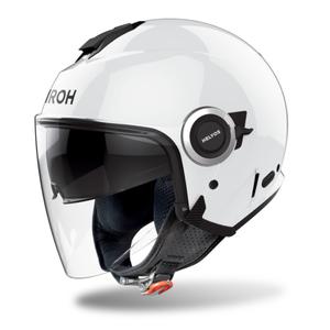 Casque moto ouvert Airoh HELYOS Couleur blanc brillant