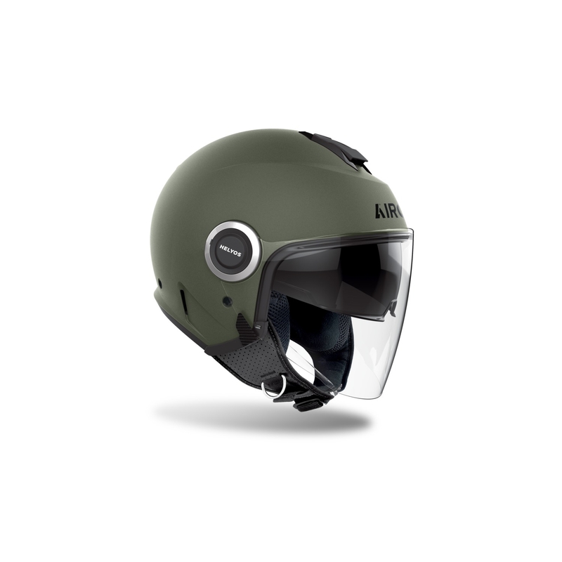 Casque moto ouvert Airoh HELYOS Couleur vert mat