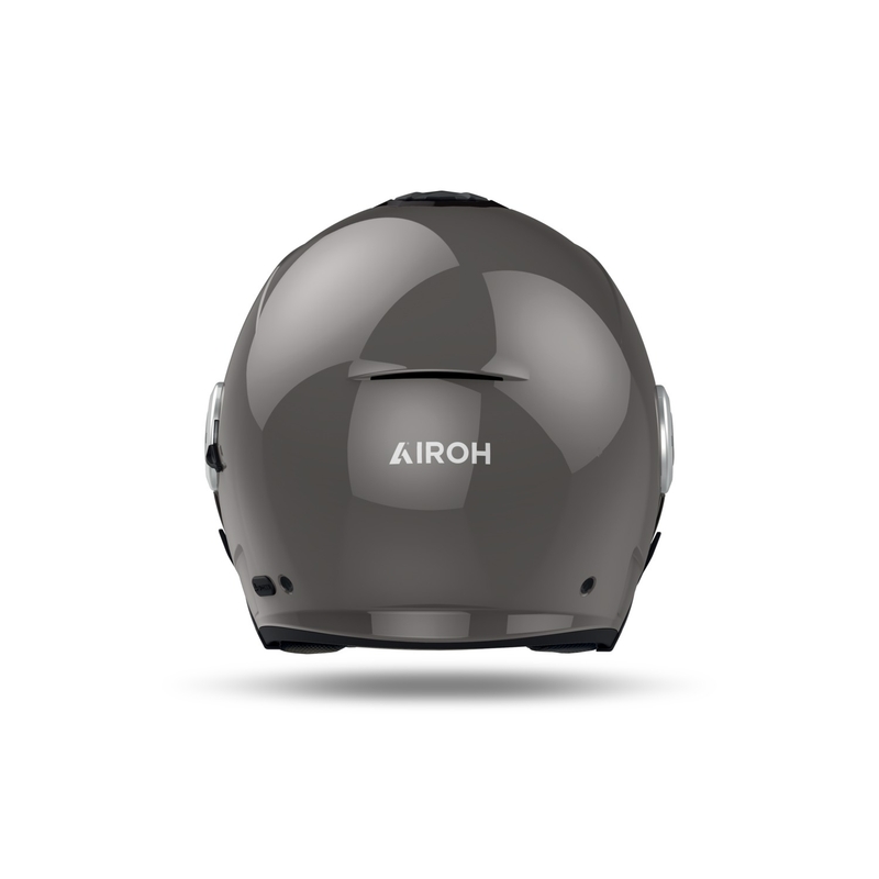 Casque moto ouvert Airoh HELYOS Couleur gris foncé brillant