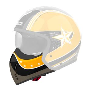 Protège menton pour casque Airoh J110 Command jaune brillant