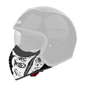 Protège menton pour casque Airoh J110 Paesly blanc brillant