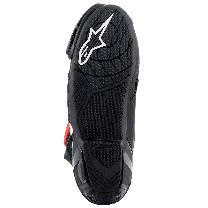 Bottes de moto Alpinestars Supertech R Noir-Blanc-Rouge-Fluo-Jaune