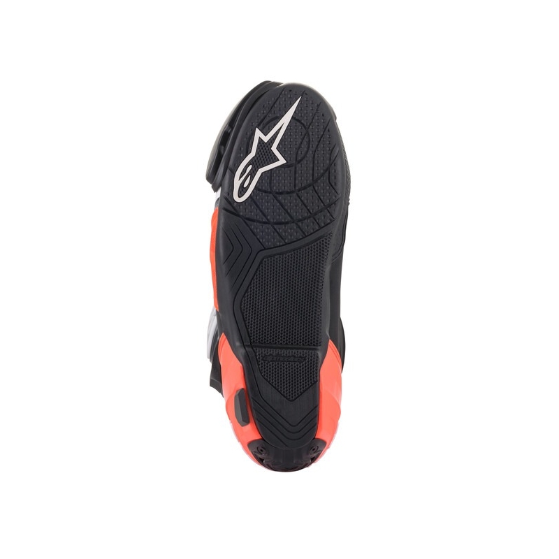 Bottes de moto Alpinestars Supertech R noir-rouge-fluo-blanc-gris