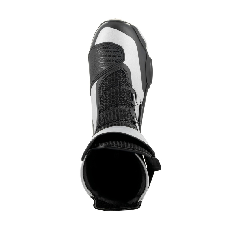 Bottes de moto Alpinestars SP-X BOA noires et argentées