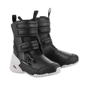 Bottes de moto pour femmes Alpinestars Stella RT-7 Drystar noires et blanches