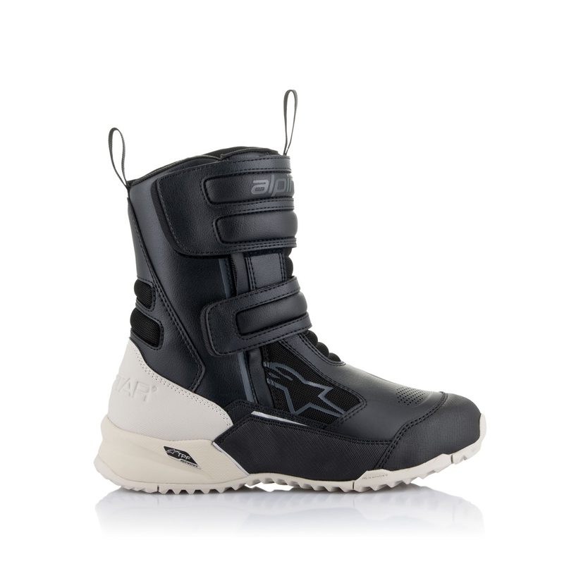 Bottes de moto pour femmes Alpinestars Stella RT-7 Drystar noires et blanches