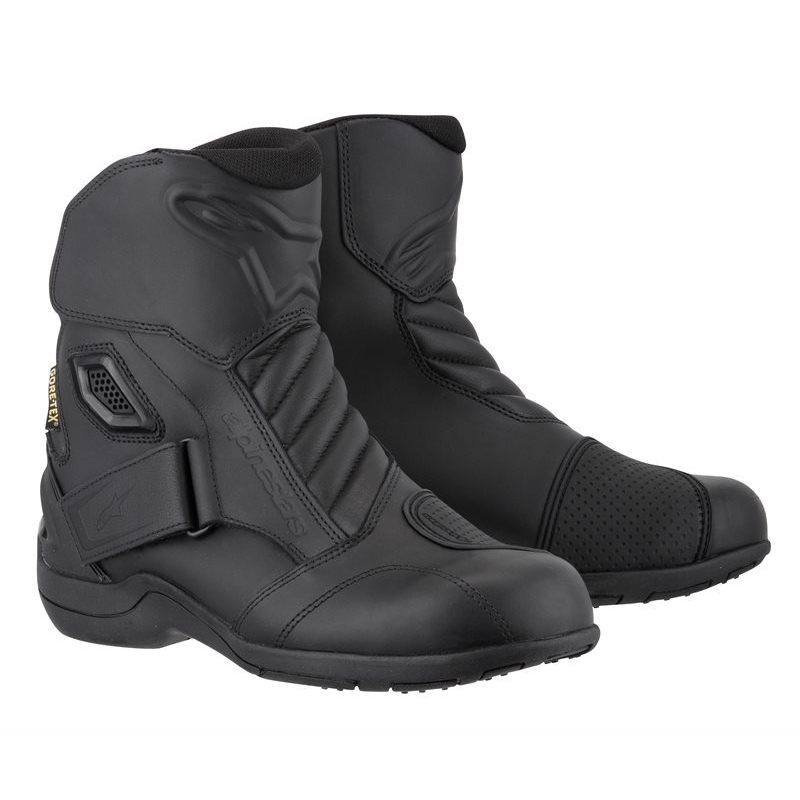Bottes de moto Alpinestars New Land Gore-Tex noires