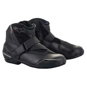 Bottes de moto ventilées Alpinestars SMX-1 R noires