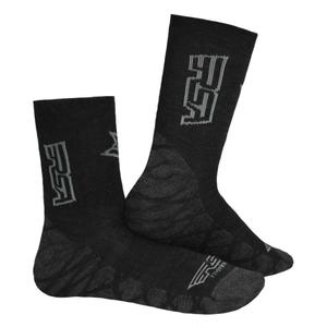Chaussettes RSA Allride Merino gris foncé