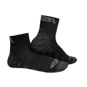 Chaussettes basses RSA Allride Merino gris foncé