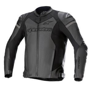 Alpinestars GP Force Airflow Veste de moto en cuir noir