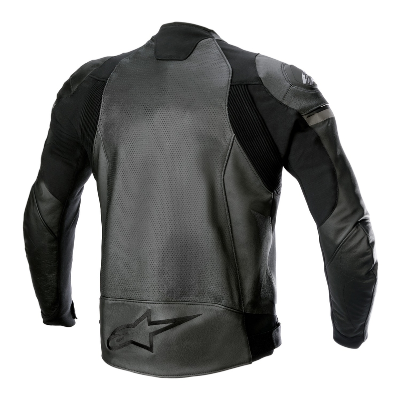 Alpinestars GP Force Airflow Veste de moto en cuir noir