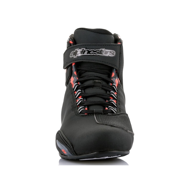 Bottes de moto Alpinestars Sektor Waterproof Noir-Rouge-Gris-Camo