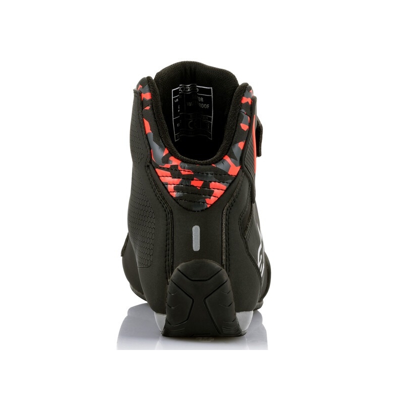 Bottes de moto Alpinestars Sektor Waterproof Noir-Rouge-Gris-Camo