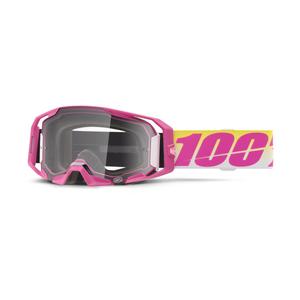 Lunettes de motocross 100% ARmatic Sellars avec plexiglas transparent