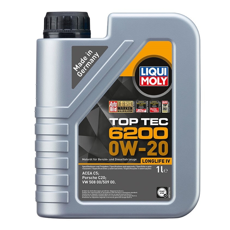Huile moteur synthétique LIQUI MOLY Top Tec 6200 0W-20 1 l