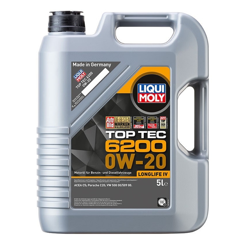 Huile moteur synthétique LIQUI MOLY Top Tec 6200 0W-20 5 l