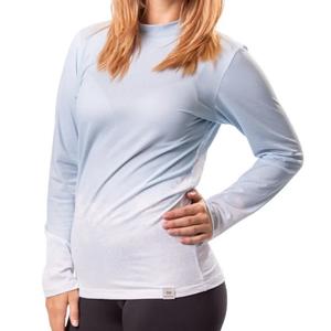 T-shirt thermique femme nanosilver® Frozen bleu-blanc