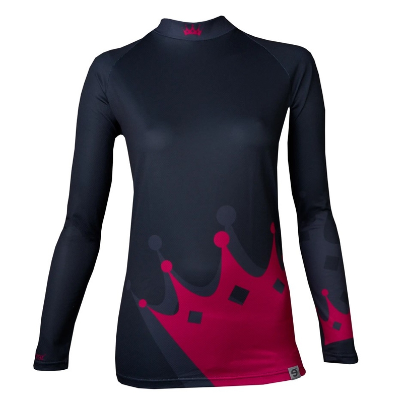 T-shirt thermique femme nanosilver® Princess gris foncé