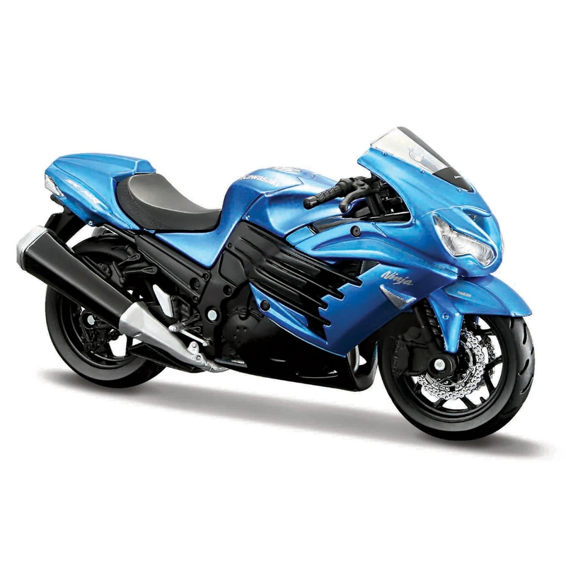 Modèle moto Maisto Kawasaki Ninja ZX-14R bleu