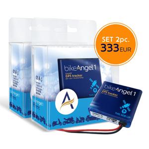 Système de surveillance et de contrôle de moto BikeAngel 1 EU, lot de 2 pièces