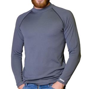 T-shirt thermique homme nanosilver® Basic Merino gris