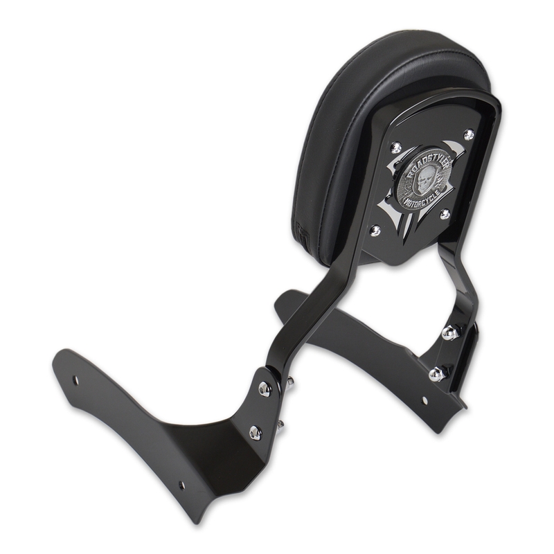 Accoudoir passager - KAWASAKI Vulcan S 650 avec motif RoadStyler noir mat