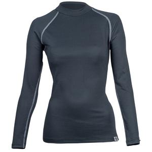 Chemise thermique femme nanosilver® Raglan gris anthracite - manches longues