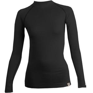 T-shirt thermique femme nanosilver® MERINO noir