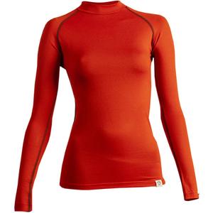 T-shirt thermique femme nanosilver® MERINO rouge brique