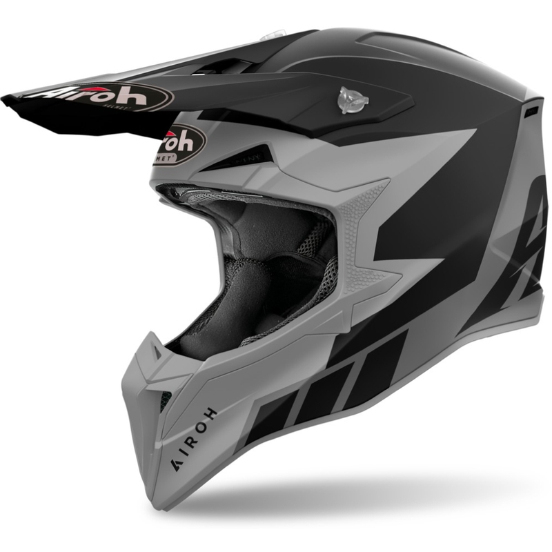 Casque motocross Airoh Wraaap Reloaded anthracite mat