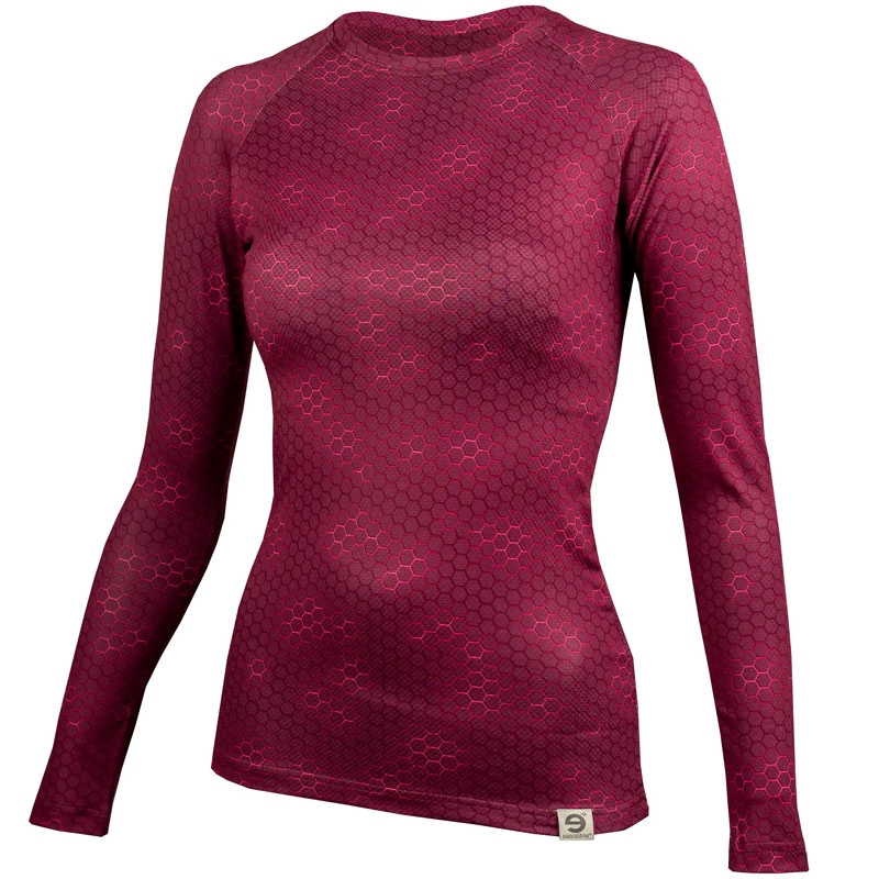 T-shirt thermique femme nanosilver® Plastic rose foncé