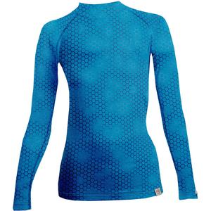 T-shirt thermique femme nanosilver® Plastic bleu clair