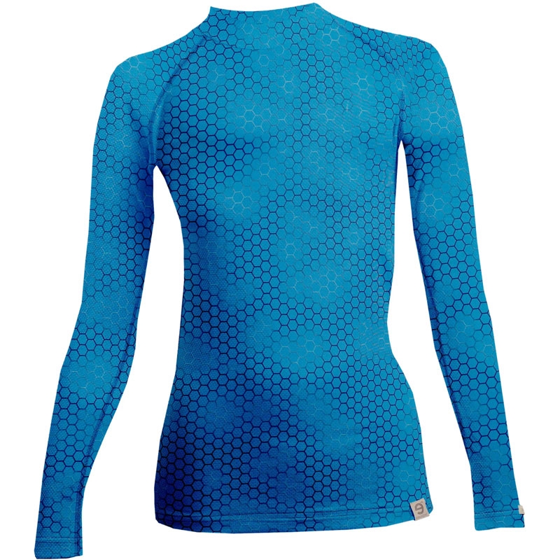 T-shirt thermique femme nanosilver® Plastic bleu clair