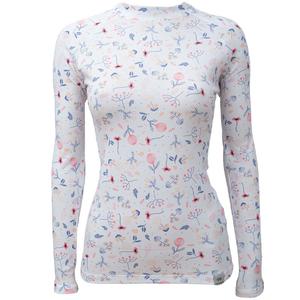 T-shirt thermique femme nanosilver® Bloom blanc