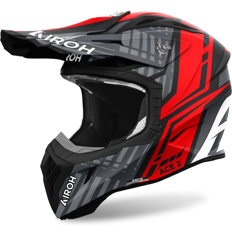 Casque de motocross Airoh Aviator Ace 2 Proud rouge mat