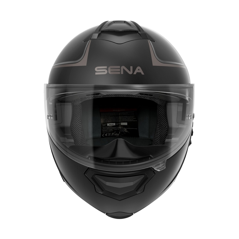 Casque moto modulable SENA avec casque Mesh Impulse noir mat