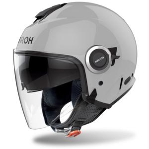 Casque moto ouvert Airoh HELYOS Couleur gris brillant