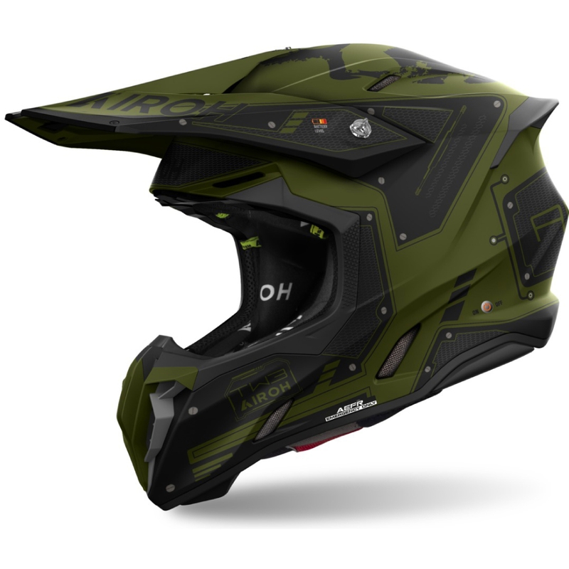 Casque cross Airoh Twist 3 Military mat