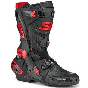 Bottes de moto SIDI REX AIR noir-rouge
