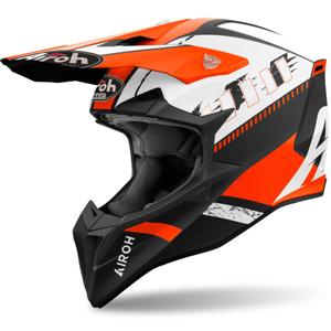 Casque motocross Airoh Wraaap Feel 2024 orange mat