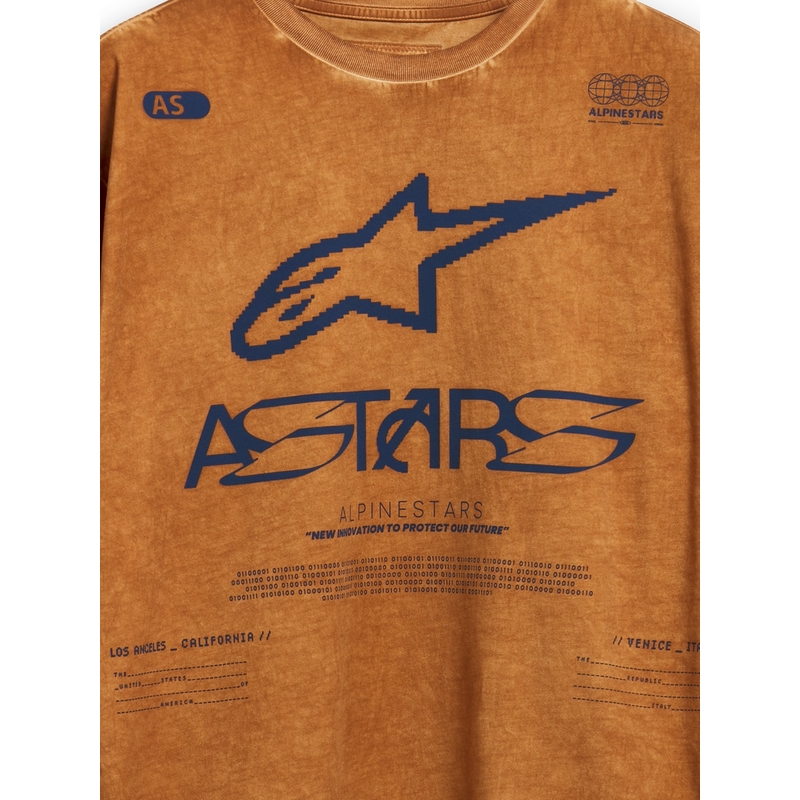 T-Shirt Alpinestars Nook Knit Manche Longue Rouge