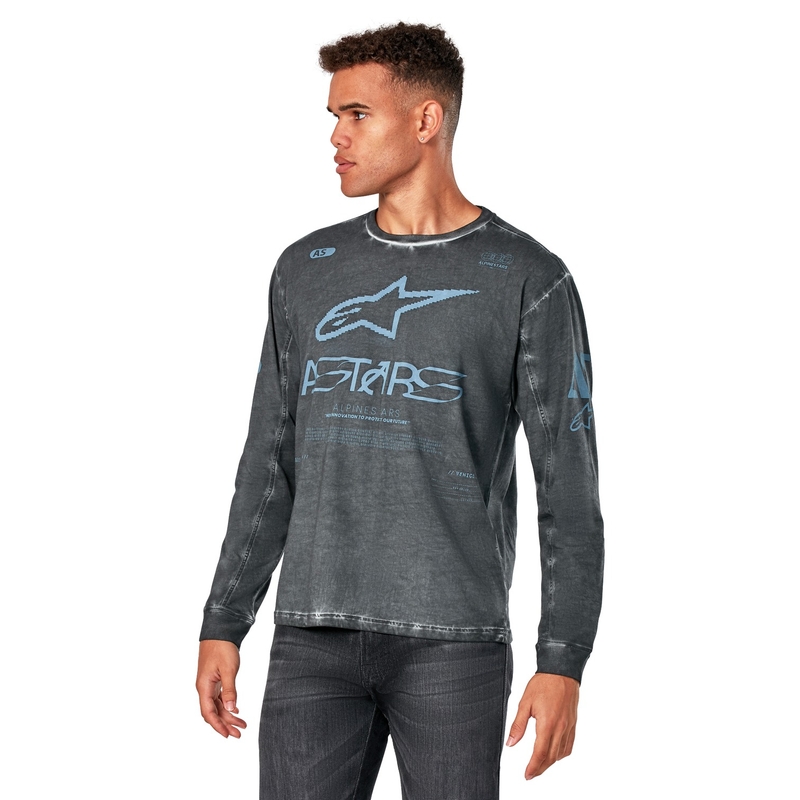 T-shirt Alpinestars Nook Knit à manches longues gris foncé