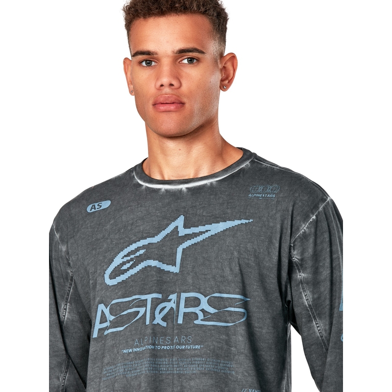 T-shirt Alpinestars Nook Knit à manches longues gris foncé
