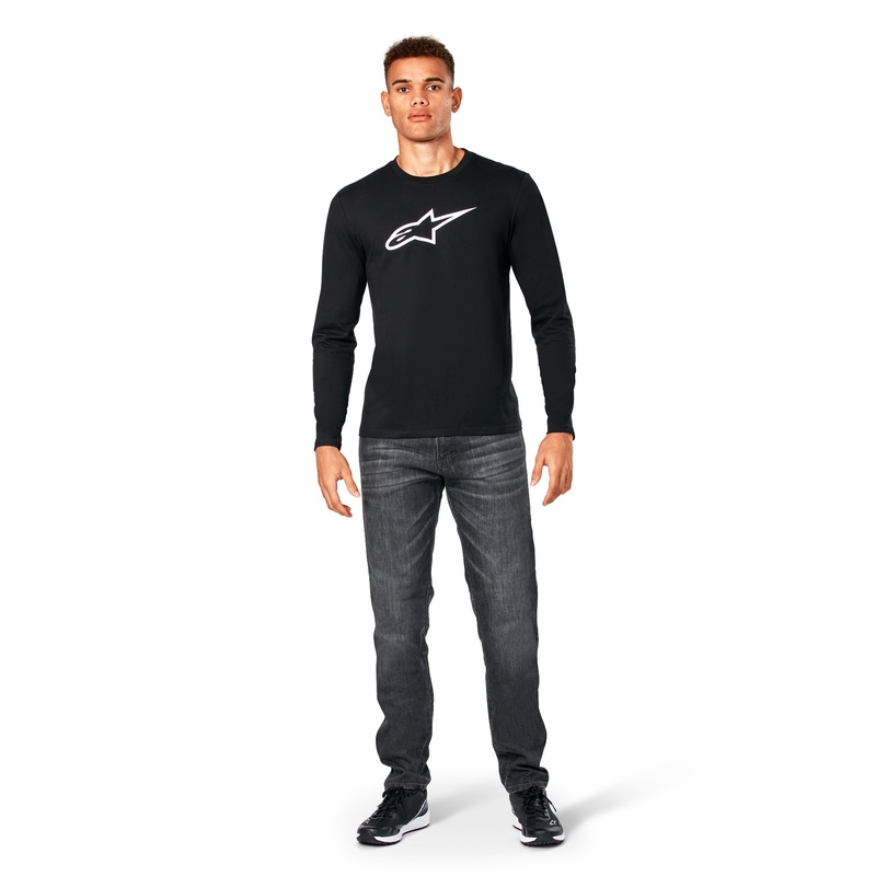 T-Shirt Alpinestars Backhand CSF Manche Longue Noir
