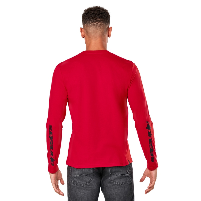 T-Shirt Manche Longue Alpinestars Backhand CSF Rouge