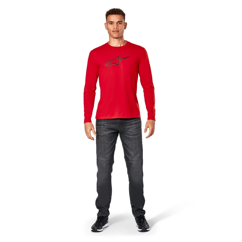 T-Shirt Manche Longue Alpinestars Backhand CSF Rouge