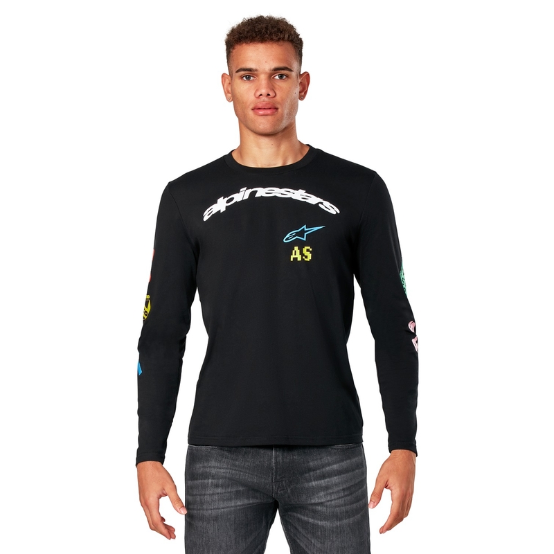 T-Shirt Manche Longue Alpinestars Brundo CSF Noir